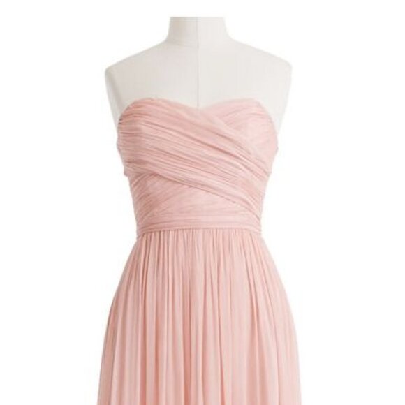 J.Crew Arabelle Long Silk Chiffon Dress NWT 00, 16 - Picture 1 of 5